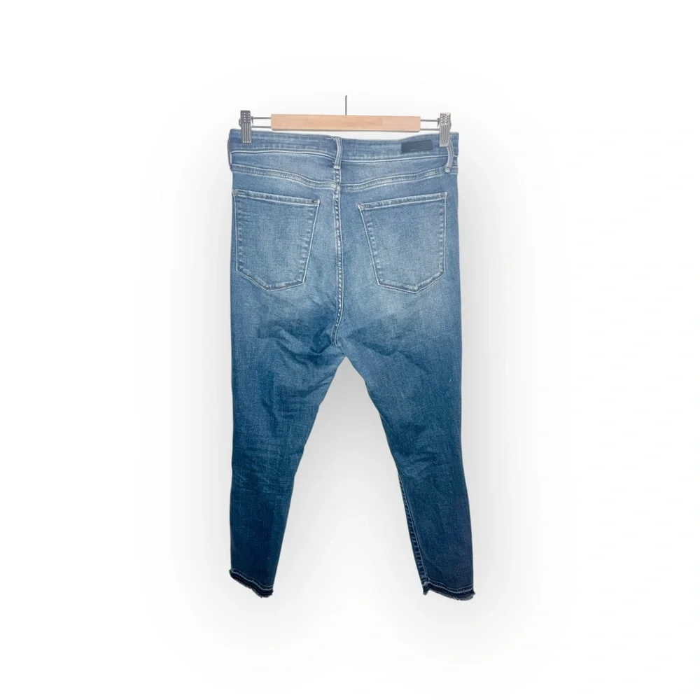 Abercrombie & Fitch High Rise Super Skinny Ankle Distressed Jeans 10/30 - Picture 5 of 6